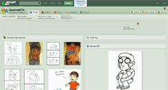 Desktop Screenshot of doormatt74.deviantart.com