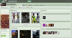 Desktop Screenshot of poseraddicts3d.deviantart.com