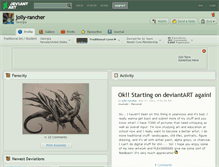 Tablet Screenshot of jolly-rancher.deviantart.com