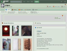 Tablet Screenshot of jvdgoor.deviantart.com