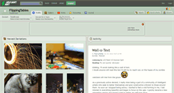 Desktop Screenshot of flippingtables.deviantart.com