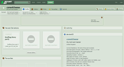 Desktop Screenshot of coneofcheese.deviantart.com