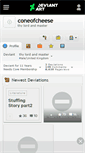 Mobile Screenshot of coneofcheese.deviantart.com