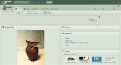 Desktop Screenshot of lexar-.deviantart.com