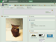 Tablet Screenshot of lexar-.deviantart.com