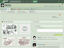 Tablet Screenshot of magusguy.deviantart.com