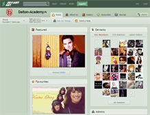 Tablet Screenshot of dalton-academy.deviantart.com
