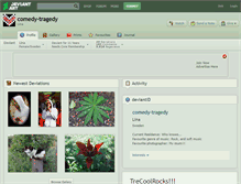 Tablet Screenshot of comedy-tragedy.deviantart.com