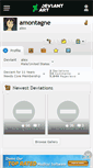 Mobile Screenshot of amontagne.deviantart.com