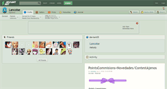 Desktop Screenshot of lancoise.deviantart.com