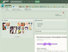 Tablet Screenshot of lancoise.deviantart.com