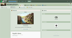 Desktop Screenshot of landscape-pictures.deviantart.com