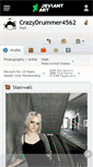 Mobile Screenshot of crazydrummer4562.deviantart.com