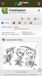 Mobile Screenshot of crazieespeon.deviantart.com