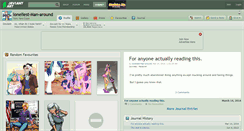 Desktop Screenshot of loneliest-man-around.deviantart.com