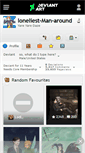 Mobile Screenshot of loneliest-man-around.deviantart.com