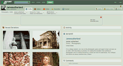 Desktop Screenshot of jamessutherland.deviantart.com