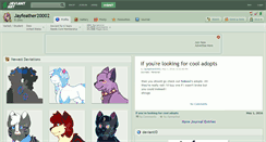 Desktop Screenshot of jayfeather20002.deviantart.com