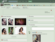 Tablet Screenshot of paganistka.deviantart.com