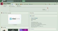 Desktop Screenshot of fenix-x-designer.deviantart.com