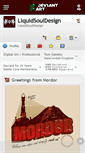 Mobile Screenshot of liquidsouldesign.deviantart.com