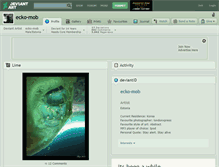 Tablet Screenshot of ecko-mob.deviantart.com