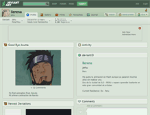 Tablet Screenshot of llerena.deviantart.com