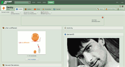 Desktop Screenshot of geckly.deviantart.com