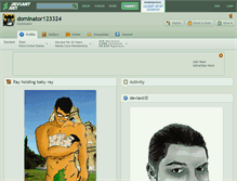 Tablet Screenshot of dominator123324.deviantart.com