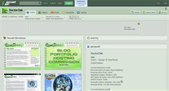 Desktop Screenshot of doctoroak.deviantart.com