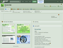 Tablet Screenshot of doctoroak.deviantart.com