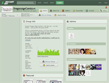 Tablet Screenshot of dragonagecomics.deviantart.com