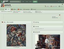 Tablet Screenshot of paintertk.deviantart.com