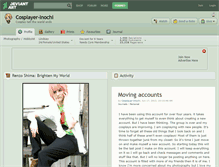 Tablet Screenshot of cosplayer-inochi.deviantart.com