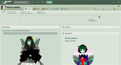 Desktop Screenshot of kanaya-papaya.deviantart.com