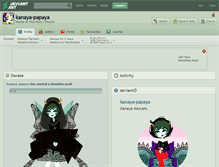 Tablet Screenshot of kanaya-papaya.deviantart.com