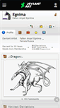 Mobile Screenshot of egnima.deviantart.com