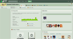 Desktop Screenshot of exposed-underwear.deviantart.com