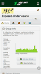 Mobile Screenshot of exposed-underwear.deviantart.com