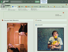 Tablet Screenshot of doogon.deviantart.com