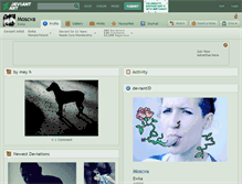 Tablet Screenshot of moscva.deviantart.com