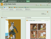 Tablet Screenshot of ja-the-shadow-hunter.deviantart.com