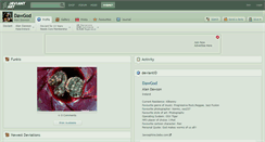 Desktop Screenshot of dawgod.deviantart.com