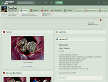 Tablet Screenshot of dawgod.deviantart.com