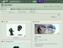 Tablet Screenshot of miss-maxie.deviantart.com