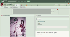 Desktop Screenshot of little-immorality.deviantart.com
