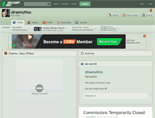 Tablet Screenshot of diraemythos.deviantart.com