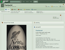Tablet Screenshot of feantauriel.deviantart.com