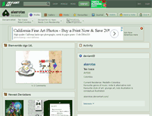 Tablet Screenshot of alasrotas.deviantart.com