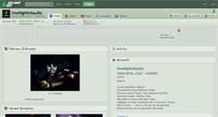 Desktop Screenshot of onenightinkaulitz.deviantart.com